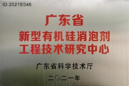 广东省新型有机硅消泡剂工程技术研究中心